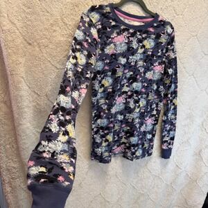 Vera Bradley Pajama Bundle XS 100% Cotton Floral Top Plaid Pants Sleepwear Set
